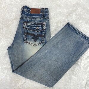 Nation of Saints Original Straight Jeans.              Sz 34x30 Distressed